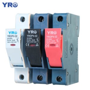 YR brand Photovoltaic YROPV DC 1P 32A 1000V fuse base for combiner box