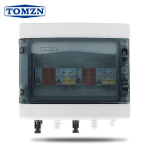TOMZN Solar photovoltaic combiner box  2 inputs 2 outputs DC 600V 12 way