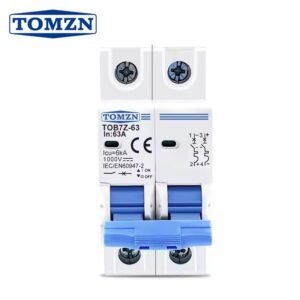 TOMZN Solar Photovoltaic Systems TOB7Z-63 2P 4P DC 1000V  6KA Miniature Circuit Breaker 3- 63A