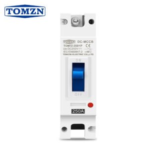 TOMZN TOM7Z Series MCCB 1P 2P 250VDC  600VDC 100-250A 50/60HZ